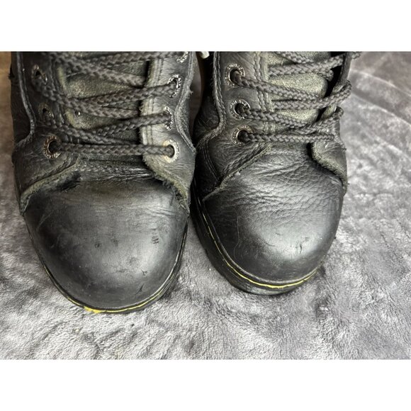 DR. DOC MARTENS Iron Bridge Black Industrial Steel Toe Safety Work Boots Mens 8 - Picture 13 of 14